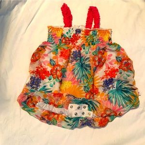 Dress with onesie snaps